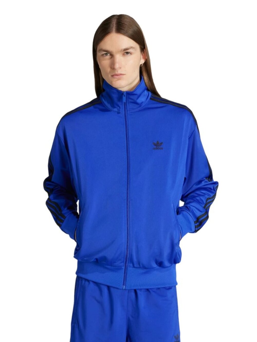 NWT Adidas' Men's Adicolor Classics Firebird Track Jacket Blue Sz S $80 JK695
